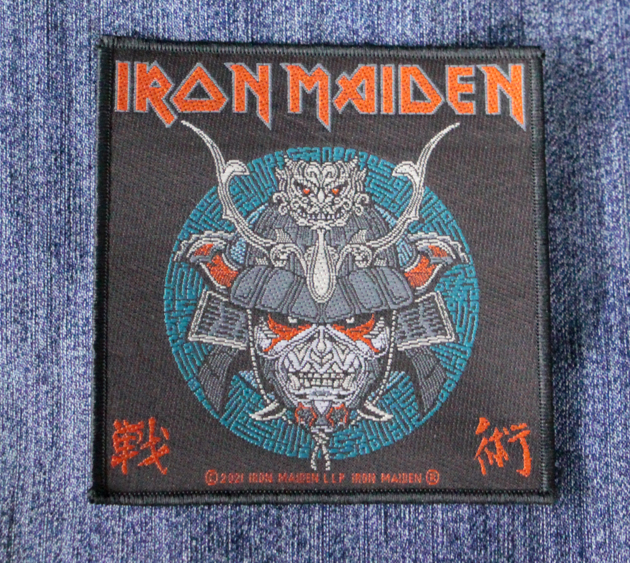 Iron Maiden Senjutsu Samurai Eddie Sew-On Patch. - Vancouver Rock Shop