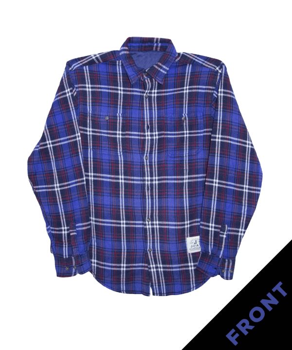 Rolling Stones - Voodoo Flannel - Royal Blue Tartan - Image 2