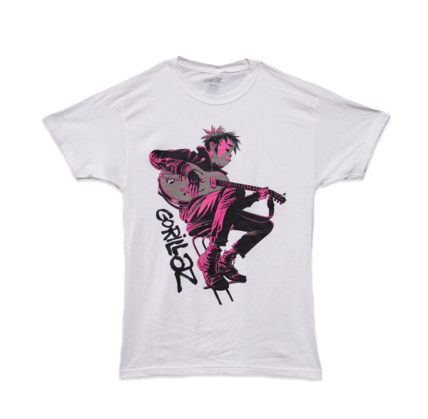 Gorillaz Sitting Pink - White