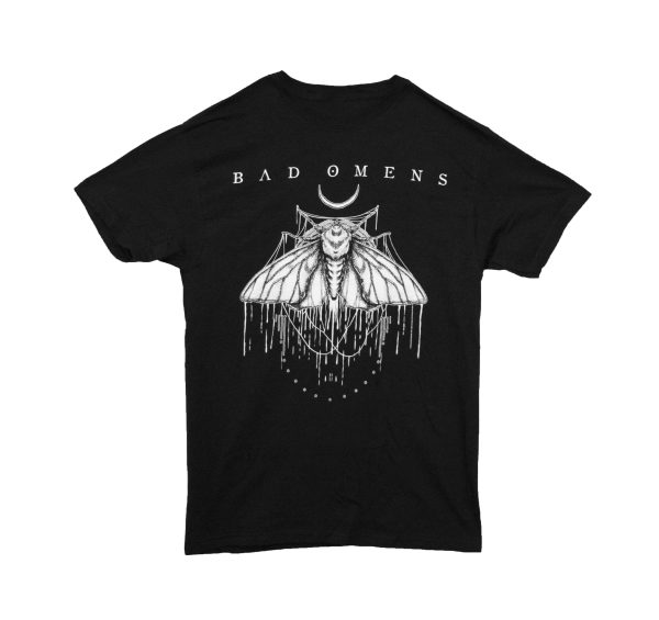 Bad Omens Moth Logo - Black