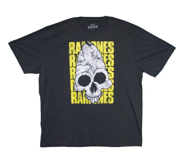 Ramones - Egghead Skull - HEATHER CHARCOAL