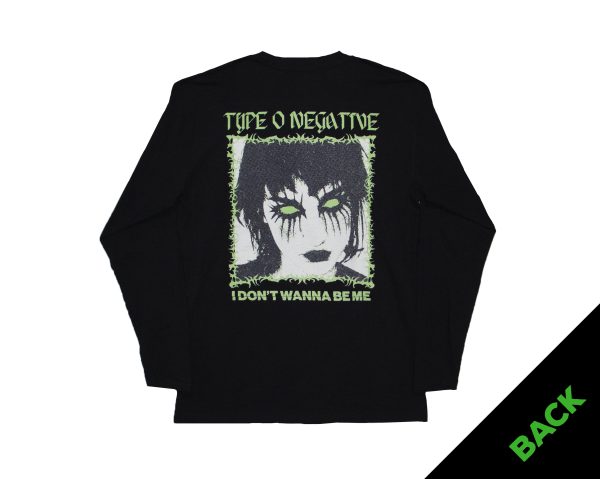 Type O Negative - I Don't Wanna Be Me Longsleeve - BLK - Image 2