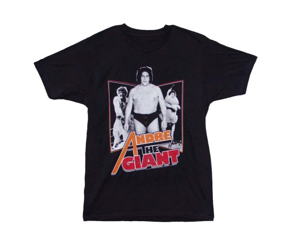 Andre the Giant - Orange Collage - BLK