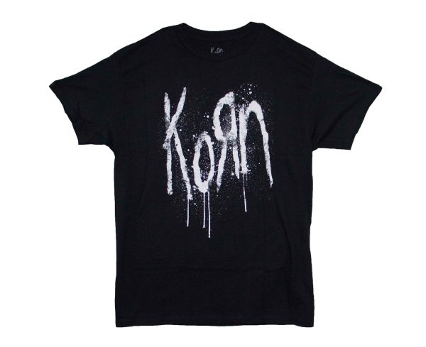 Korn - Drip Logo - BLK