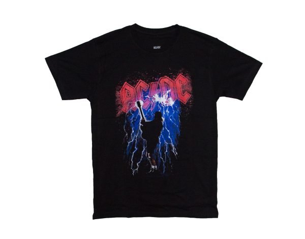 AC/DC - Thunderstruck Paint Splatter - BLK