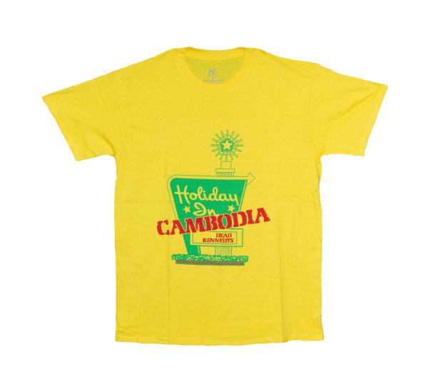 Dead Kennedys - Holiday In Cambodia Sign - YELLOW