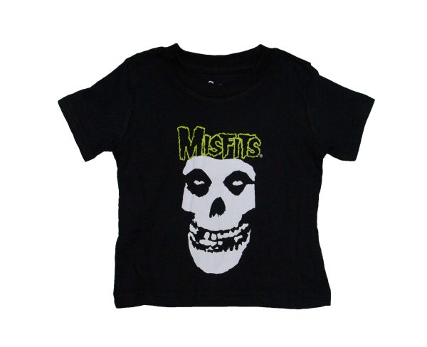 Misfits - Fiend Logo w/ Green Text Toddler Tee - BLK