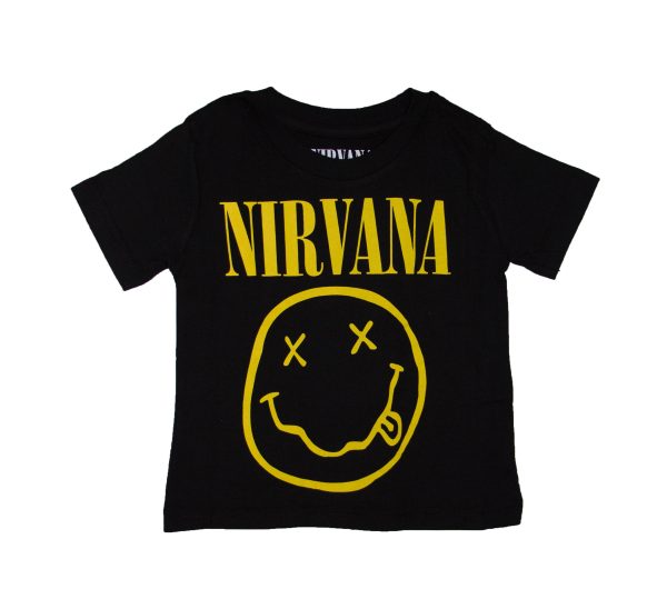 Nirvana - Smiley Youth Tee - BLK