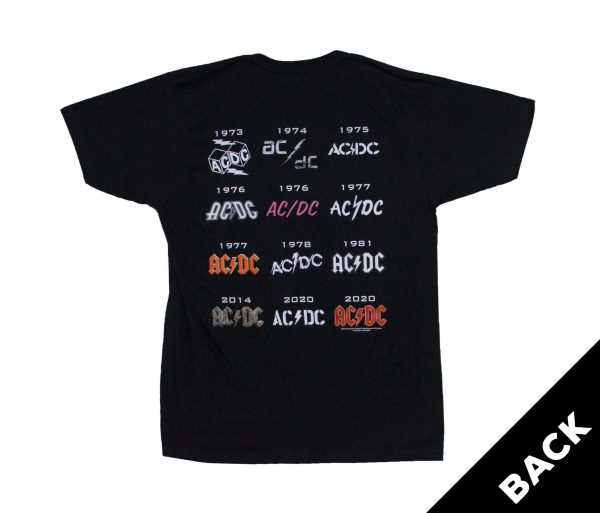 AC/DC - 50 Years Logos - BLK - Image 2