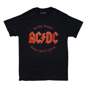 AC/DC - Dirty Deeds Red Logo - BLK