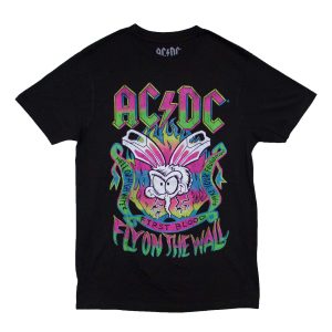 AC/DC - Fly On The Wall Vintage Neon - BLK