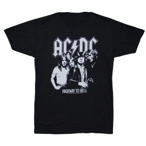 AC/DC Highway to Hell Photo B&W- BLK