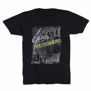 Jane's Addiction - Newspaper Collage - BLK