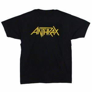 Anthrax - Yellow Logo - BLK