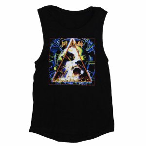 Def Leppard - Hysteria Women's Racerback Tank - BLK