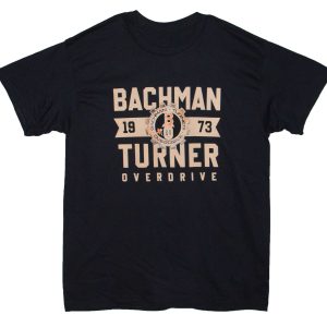 BTO Bachman Turner Overdrive 1973 Big Logo - BLK