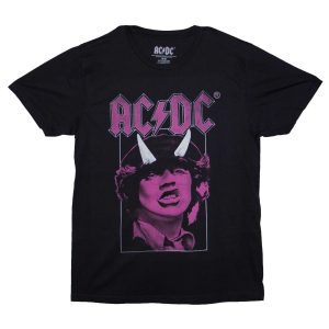 AC/DC Angus Horns Pink - BLK
