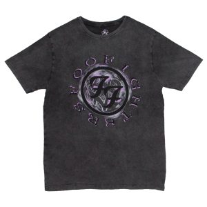 Foo Fighters - Purple Logo - STONEWASH GREY