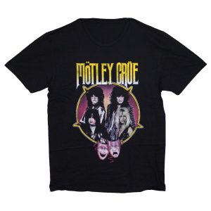 Motley Crue - Theatre Of Pain Band Portrait -BLK