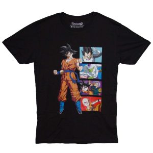 Dragon Ball Z Characters Collage - BLK