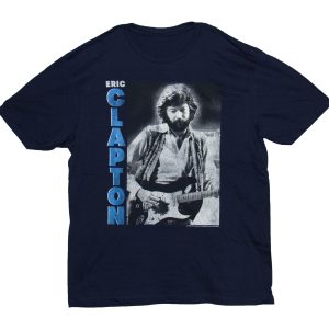 Eric Clapton - B&W Photo - NAVY