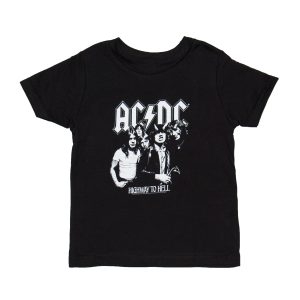 AC/DC - Highway B&W Toddler Tee - BLK