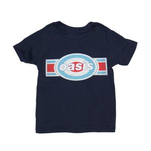 Oasis Tricolor Logo Toddler Tee - NAVY