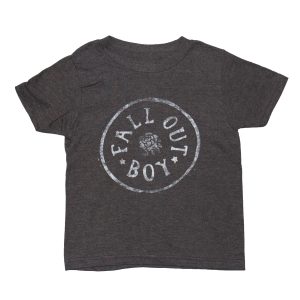 Fall Out Boy Rose Cirlce Youth Tee - HEATHER GREY