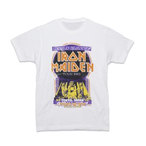 Iron Maiden - Powerslave 1985 Tour Tokyo - WHT