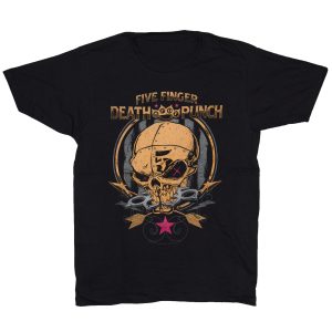 Five Finger Death Punch Screw Skull & Arrows - BLK