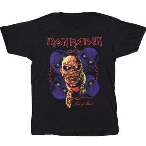 Iron Maiden - Piece of Mind Eddie Heads - BLK