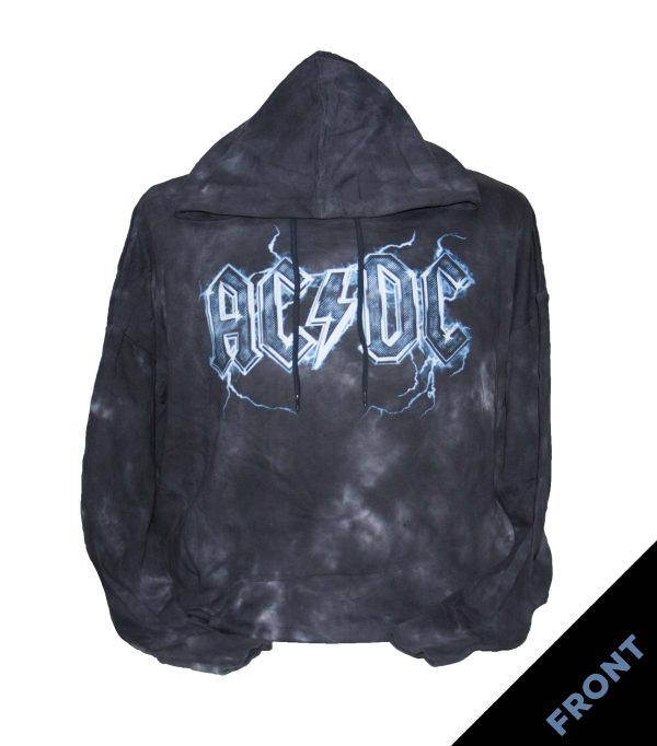 AC/DC World Tour Pullover Hoodie - GREY WASH - Vancouver Rock Shop