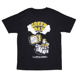 Green Day - Longview Doodle - BLK