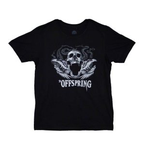 The Offspring - Feather Wing Skull - BLK
