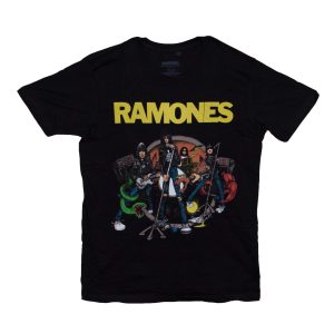 Ramones - Cartoon Band - BLK