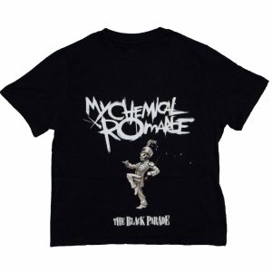 My Chemical Romance The Black Parade Ladies Crop Top - BLK