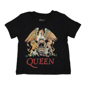 Queen Crest Toddler Tee - BLK