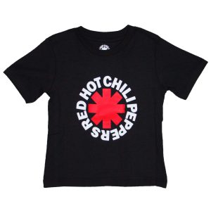 Red Hot Chili Peppers - Red Stencil Youth Tee - BLK