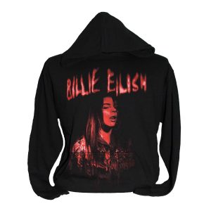 Billie Eilish - Spooky Logo Hoodie - BLK