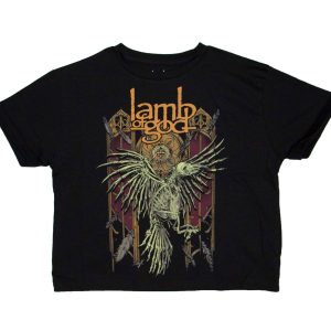 Lamb of God - Crow Ladies' Crop Top - BLK