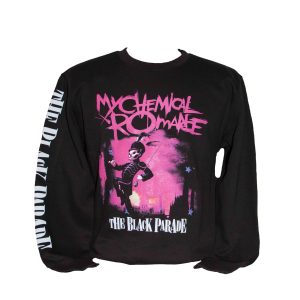 My Chemical Romance - Pink March Crewneck Sweater - BLK