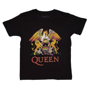 Queen - Classic Crest Ver. 4 (Saturated) - BLK