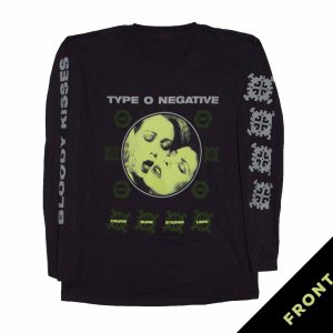 Type O Negative Crude Gears Longsleeve Ver. 2  - BLK