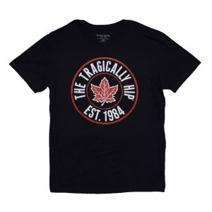 The Tragically Hip - Red Leaf Ring  BLK