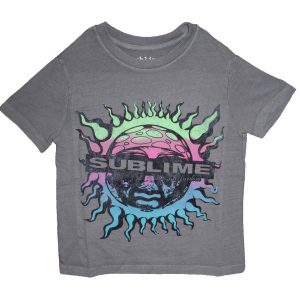 Sublime - Gradient Sun Women's Crop - GREY