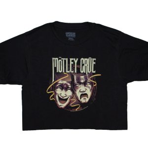 Motley Crue Theatre of Pain Women's Crop - BLK