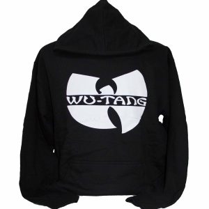Wu Tang Clan - Slanted White Logo Hoodie - BLK