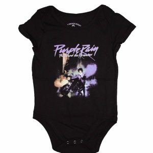 Prince Purple Rain Baby Onesie - BLK