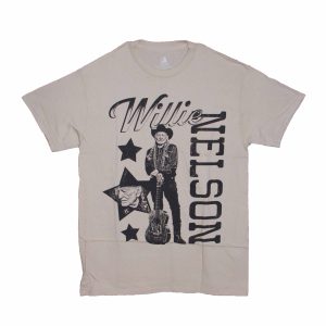Willie Nelson Tan Star Collage - Tan