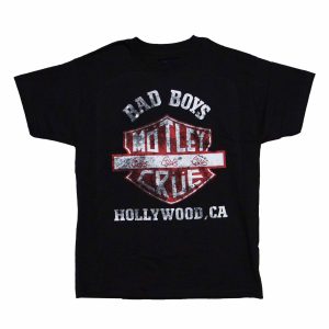 Motley Crue - BBOH Highway Sign Youth Tee - BLK